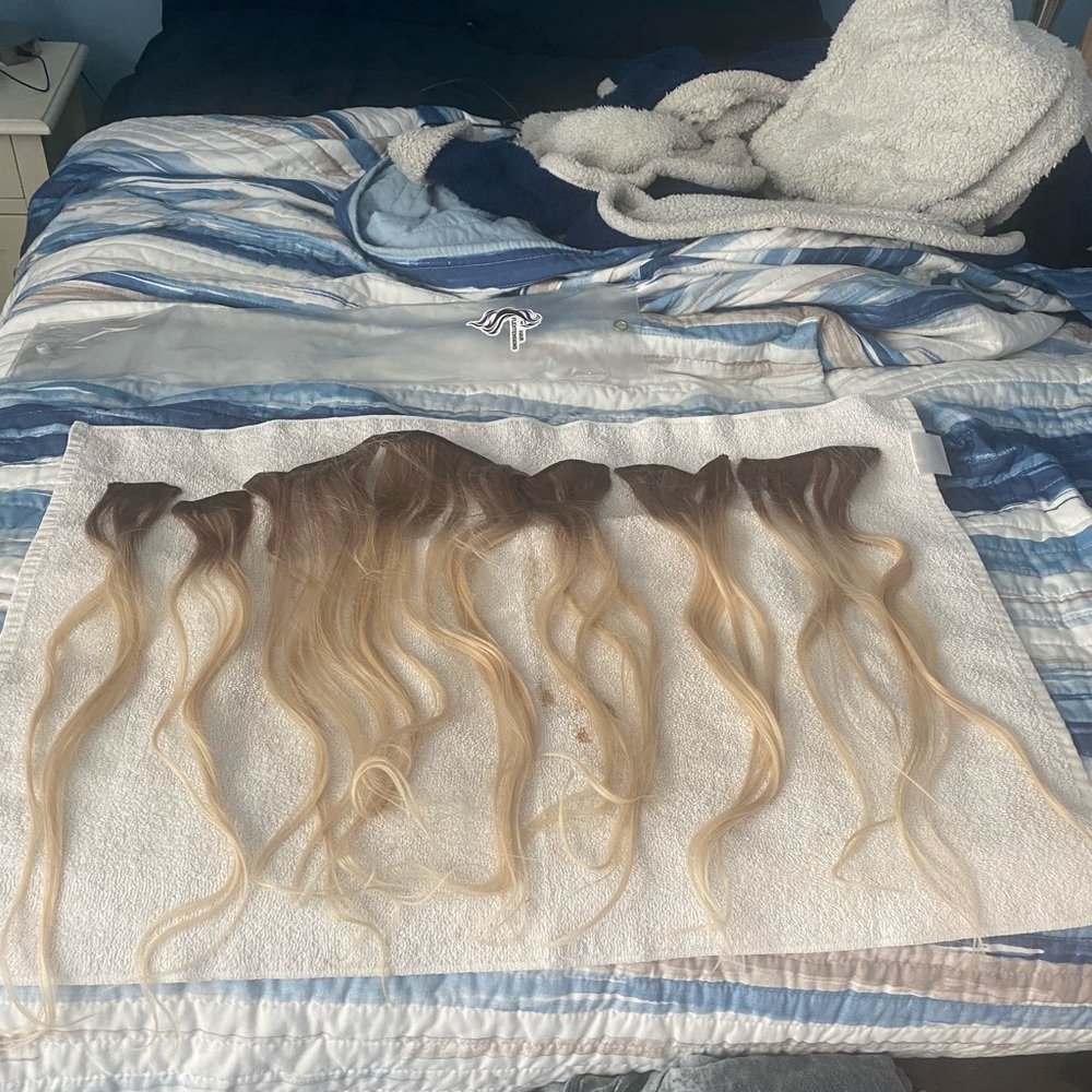 6 piece blonde hair extensions clip on.